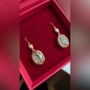 ALEXIS BITTAR Elegant Gold Drop Earrings